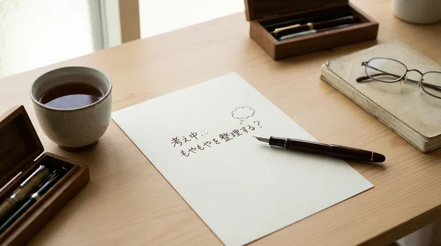 AIに話しかける前に、自分の気持ちや状況を少しだけ言葉にする