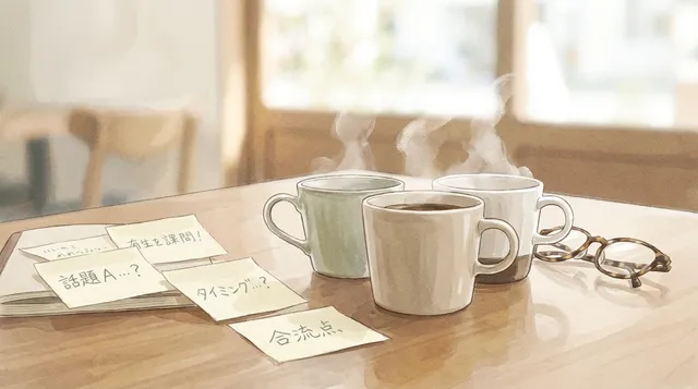 大勢の会話には『入るタイミング』がある──割り込みではなく合流の技術