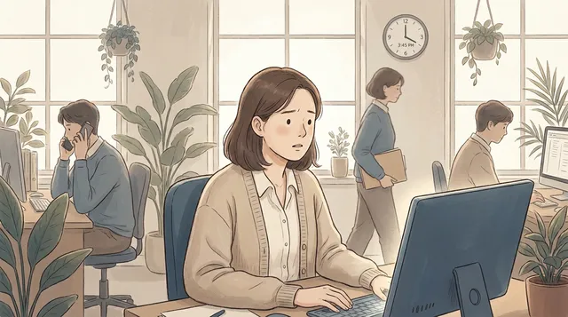 職場での比較が止まらないとき──同期、後輩、評価のまなざしの中で