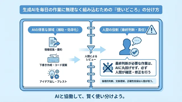 AIと長く付き合うための「自分ルール」をつくる。シリーズ総まとめ