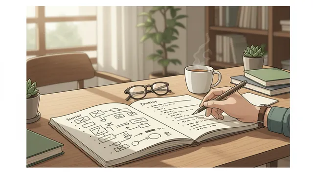 かける前に台本を作る習慣