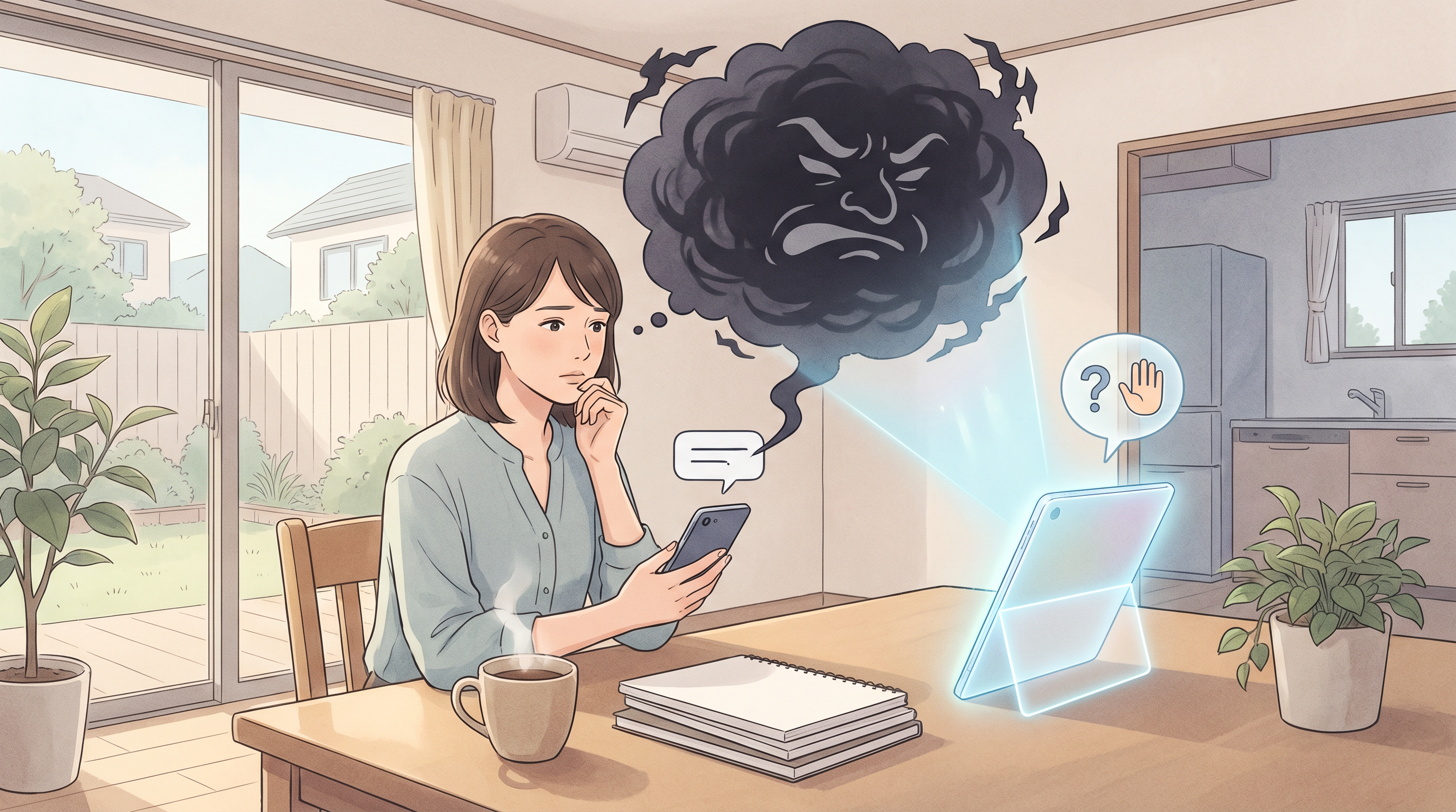 第7話｜「あの人だからそう言うんだ」 ── 帰属バイアスを和らげるAI翻訳 image 238 ai cognitive bias ep07 line 039 20260427
