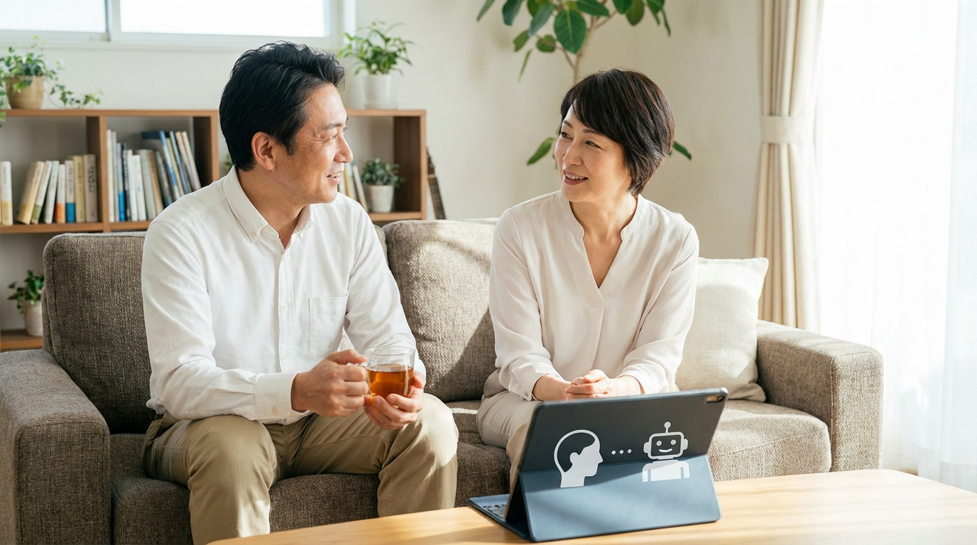 家族や友人とAIの温度差があるとき、無理なく付き合うための会話