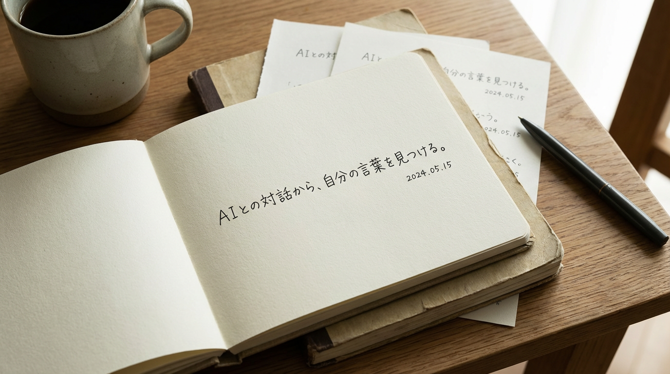 AIから得た気づきを、自分の考えとして残すためのメモと振り返り