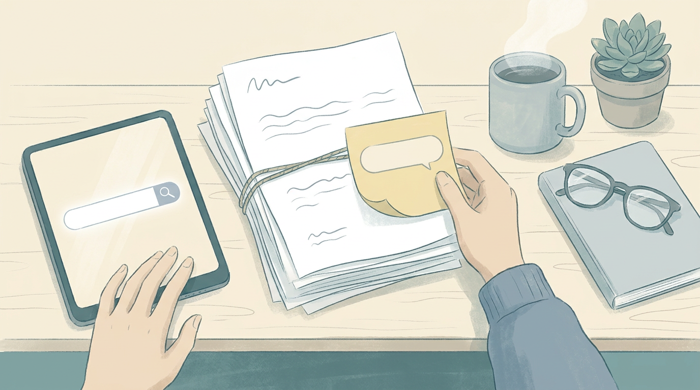 「出典をください」のあとに何を読むか
