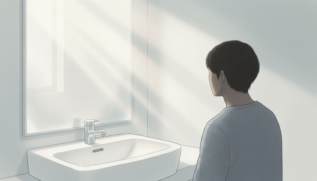 鏡を見ない日が続く