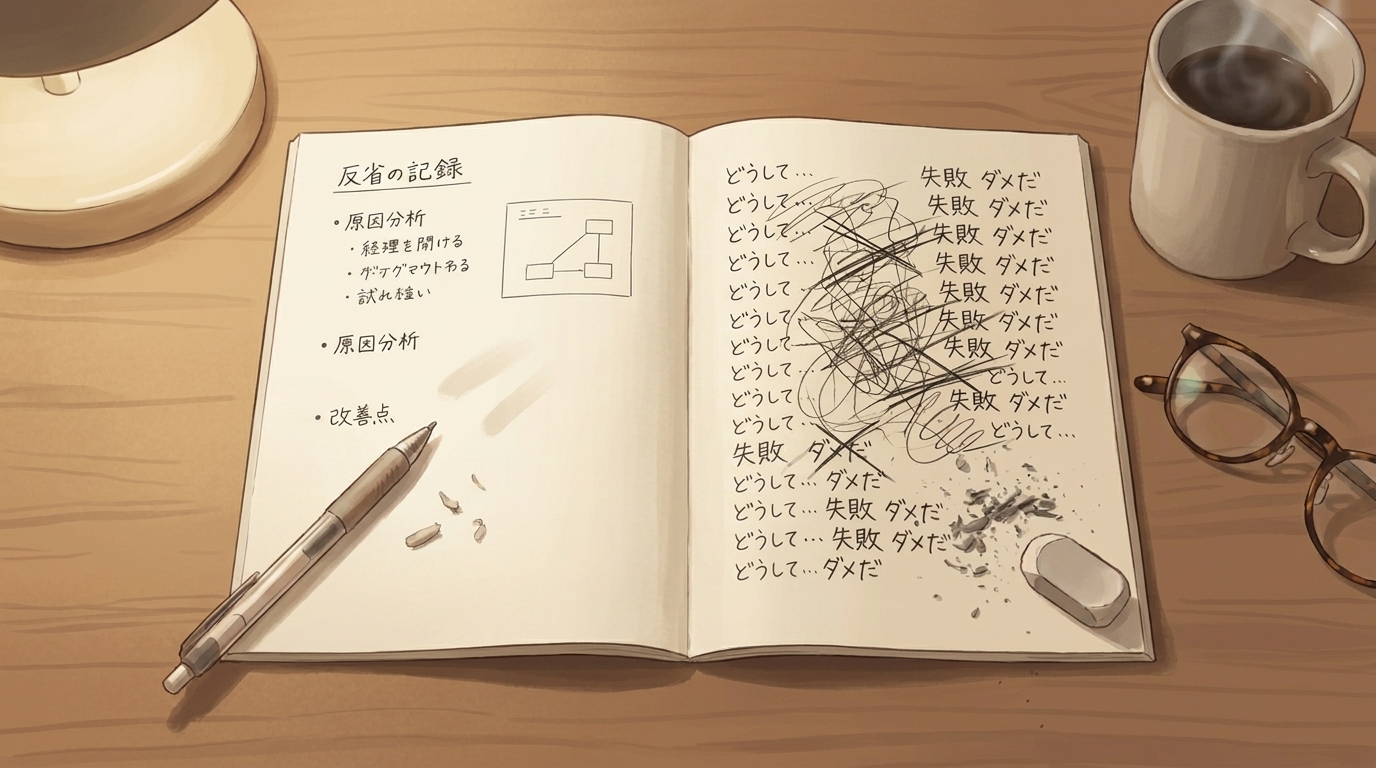 反省と反芻は違う──後悔が「学び」になるか「毒」になるかの分岐点
