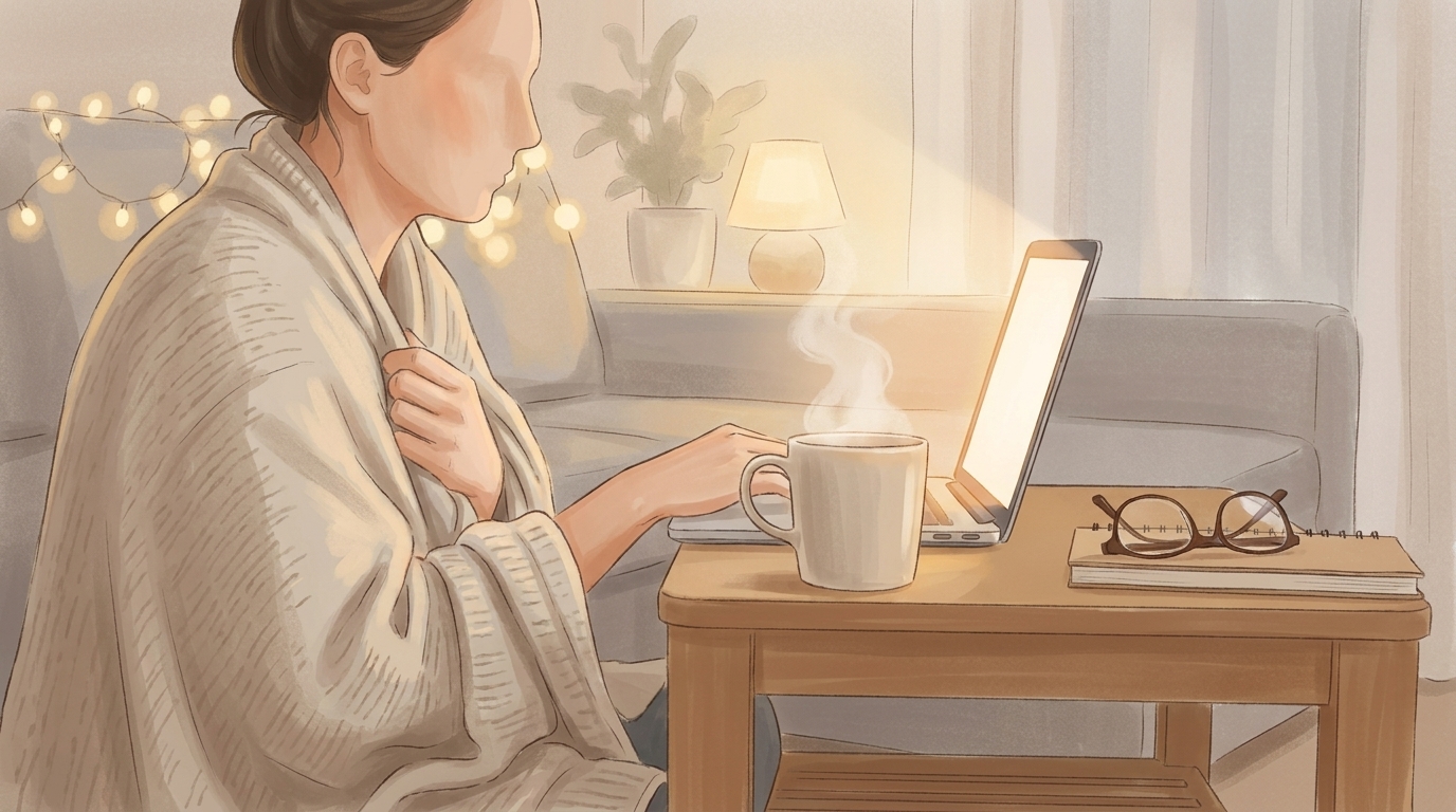 休みたいのに画面から離れられない日に、自分を戻すための切り替え方