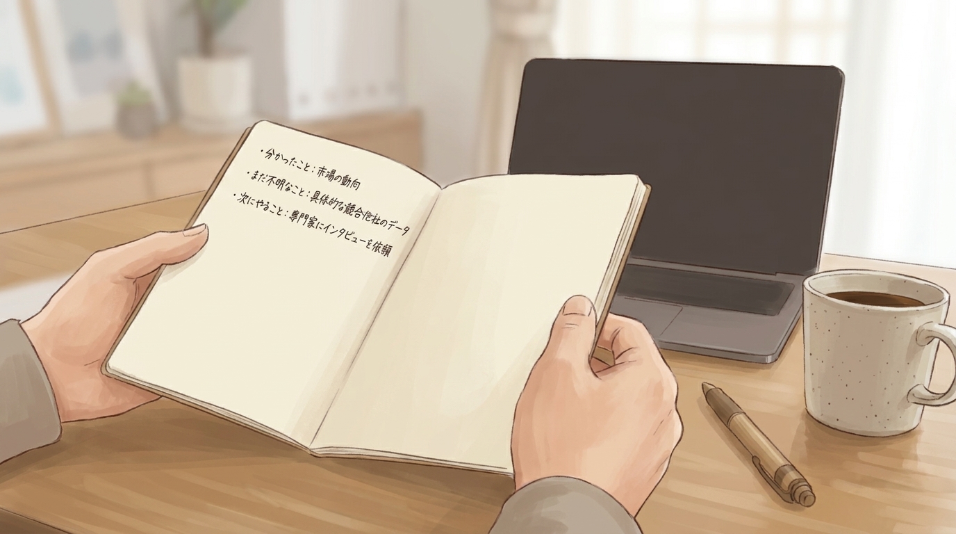 調べものが止まらない日に、検索を終えるための自分なりの基準