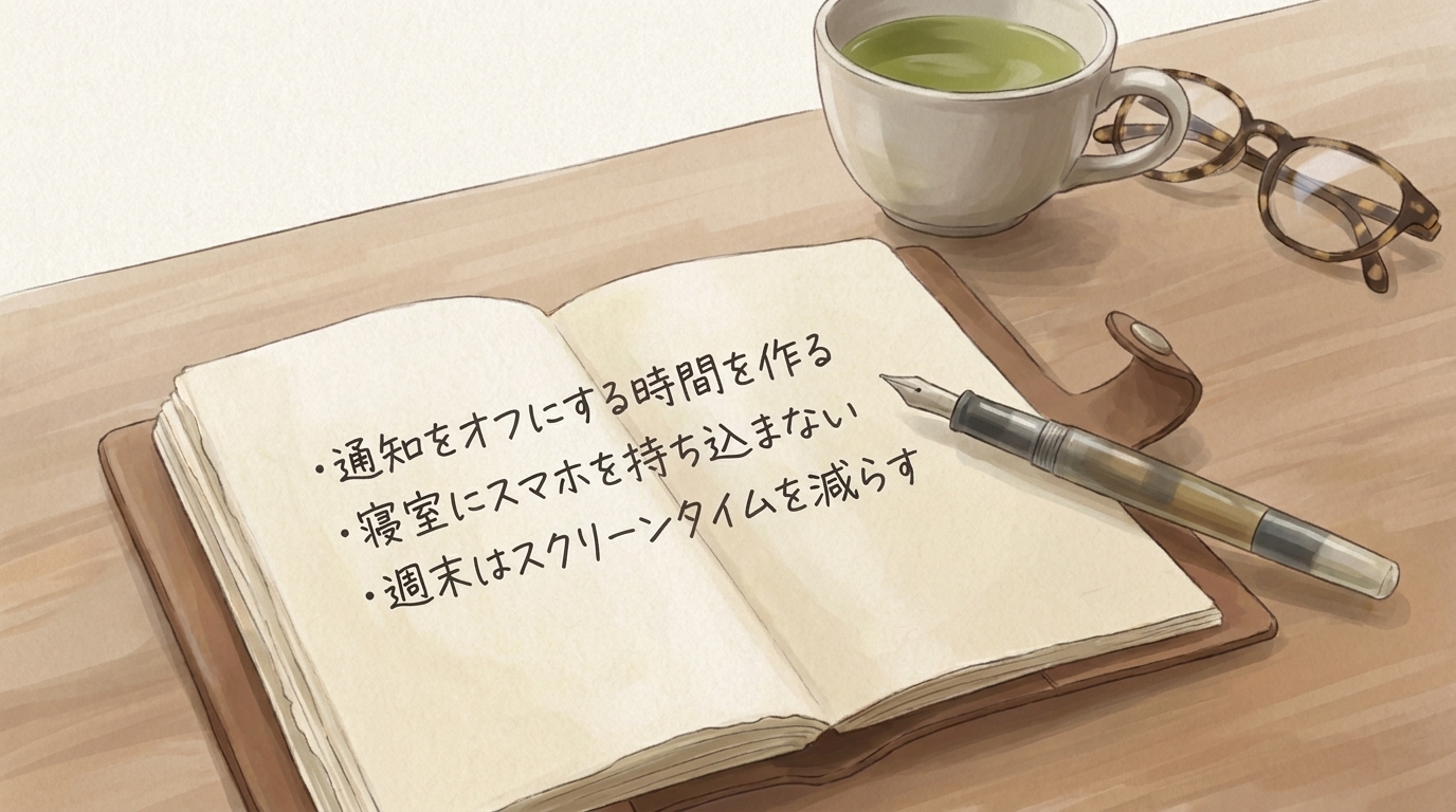 デジタルと長く心地よく付き合うために、自分の使い方のルールをどう作るか