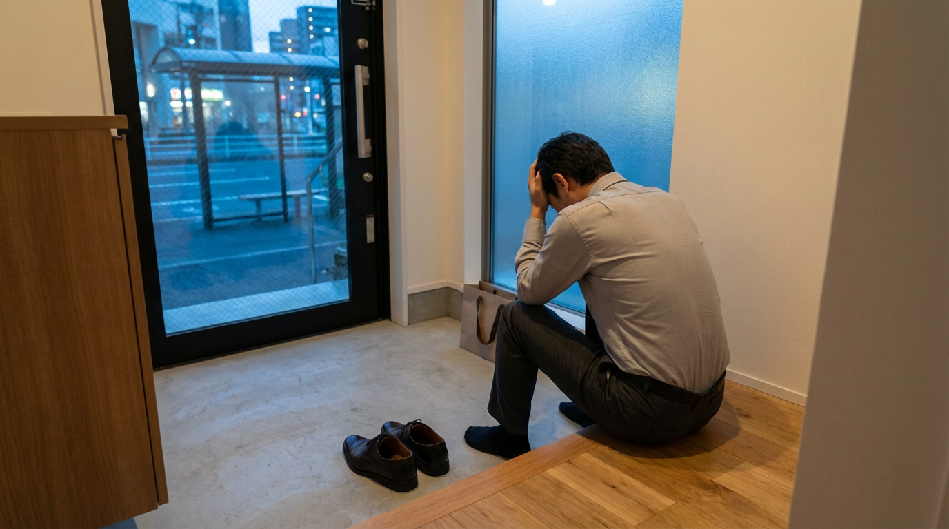 人前では平気なふりをしているけれど、ひとりになると張り詰めが崩れるとき